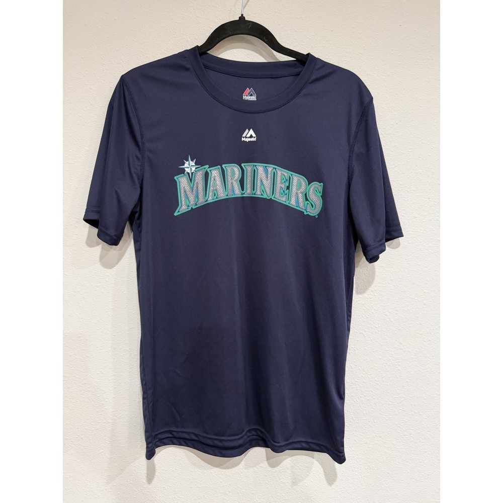Majestic Athletic Youth‎ Seattle Mariners Nelson Cruz 23 T-Shirt,Navy,XL 18